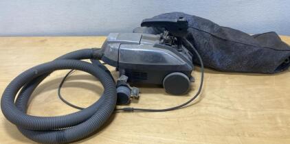 Vintage Kirby Classic Canister Vacuum Cleaner, 6 Amp Motor, Metal Body, Cloth Dust Bag - Works