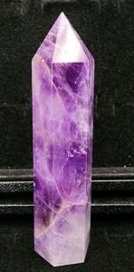 (1) Natural Amethyst Hexagonal Sphere 213 Ct 3" Tall