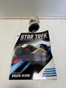 Eaglemoss Star Trek Delta Flyer Die-Cast Model, 1:168 Scale, Issue #38, Includes Stand and Magazine