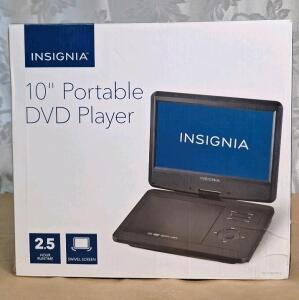 (1) Insignia 10" Portable DVD Player