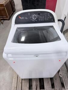 Whirlpool Cabrio Platinum Top Load Washer, 5.3 cu ft, Impeller, Glass Lid, Stainless Drum