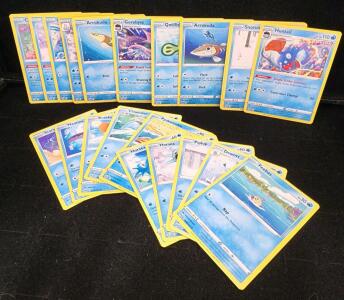 Pok&eacute;mon Water-Type Card Lot &ndash; 21 Cards, Various Sets, Common to Rare