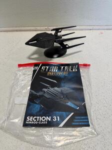 Eaglemoss Star Trek Discovery Section 31 Nimrod-Class Die-Cast Model with Stand and Booklet