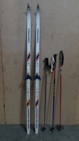 Cross Country Skis & Assorted Poles