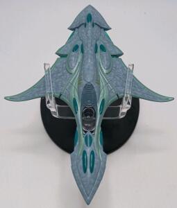 Eaglemoss Star Trek Xindi-Aquatic Cruiser Model, 6.85" Die-Cast Collectible with Stand