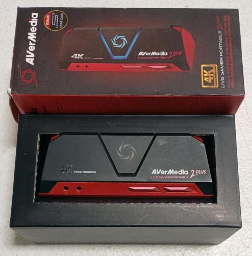 AVerMedia Live Gamer Portable 2 Plus GC513 &ndash; 4K Pass-through, 1080p60 Capture, PC & PC-Free Modes