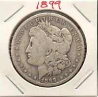 1899-O Morgan Silver Dollar, New Orleans Mint, 90% Silver, Eagle Reverse, Circulated Example