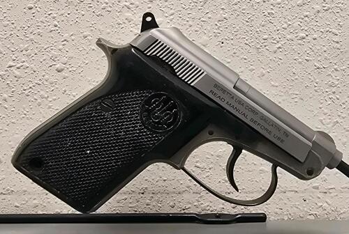 Beretta 21A Bobcat .22 LR, Stainless, Made In USA, 2.4" Barrel, SN DAA608147