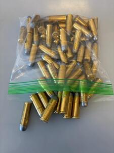 .45 Colt Ammunition, 250gr LRN, Brass Casing, COLT Headstamp, ~50 Rounds
