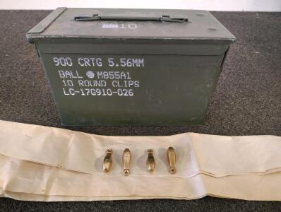 2 Oz Lead Fishing Sinkers In Military M2A1 Ammo Can, Tear Drop Style &ndash; Lot LC-17G910-026