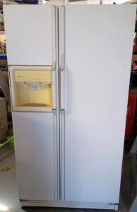 GE Side-by-Side Refrigerator-Freezer, 23.6 cu. ft., 66.5"H x 35.5"W, Ice & Water Dispenser