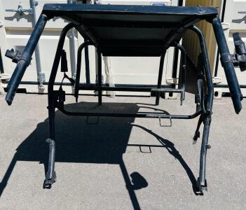 HMMWV Hard Roof Roll Cage Assembly &ndash; Steel Frame, Composite Panels, Fits M998/M1025/M1038 Series Approx. 86"x 50.5"x 51"