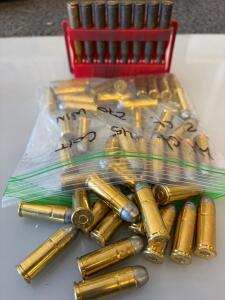Mix of .45 Colt CBC Brass Lead Reloads & .270 Win FC Brass Ammo, Approx. 40-50 Rounds, Reloads