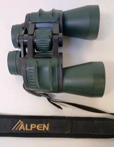 Alpen MagnaView 10x50 Porro Prism Binoculars, 10x Magnification, 50mm Objective Lens