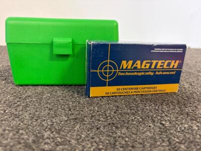 Magtech 9mm Luger FMC 115gr & .308 Win 110gr V-MAX Reloads, 2 Boxes/40 Rounds, Brass Cases