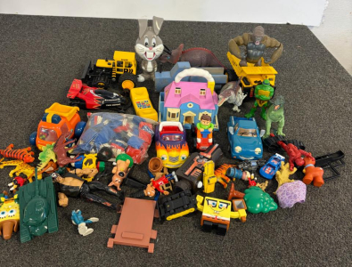 30+ Vintage & Modern Toys: SpongeBob, Scooby-Doo, Hot Wheels, & More