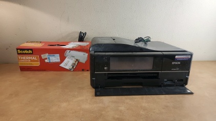 Epson Printer & Scotch Thermal Laminator