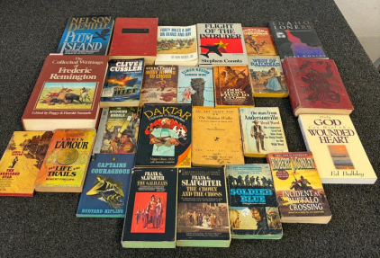 25 Vintage Western, Adventure, And Classic Books &ndash; Hardcover & Paperback Mixed Authors