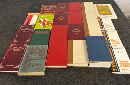 Vintage Religious & Educational Book Lot &ndash; 20 Volumes, Mixed Hardcovers & Paperbacks