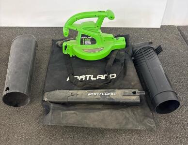 Portland 3-In-1 Electric Blower/Vacuum/Mulcher, 12 Amp, 230 MPH, 375 CFM(tested does not turn on)