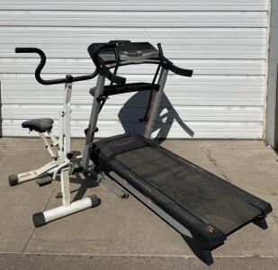 ProForm CrosswalkFit 415 Treadmill and Bollinger PrimeRider Exercise Machine, tested( turned on but system is delayed and tread doesn&rsquo;t move)