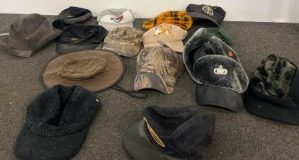 10+ Hats: Ushanka With Badge, Camo Caps, Trucker, Boonie, Branded Caps