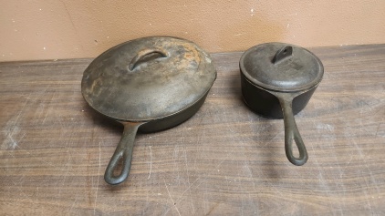 Cast Iron Skillet & Pot