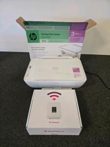 HP DeskJet 2652e All-in-One Printer & T-Mobile 5G Internet Gateway with Original Packaging (Printer Powers On)
