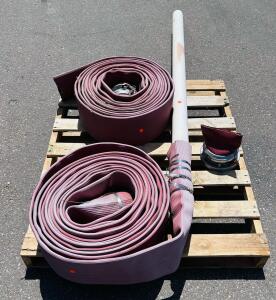 Angus Fire Hi-Vol 6" x 100' Supply Hoses with Storz Couplings
