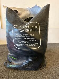 Tow Shield Car Protector, Vinyl-Coated Mesh, 72" x 45", Includes Storage Bag