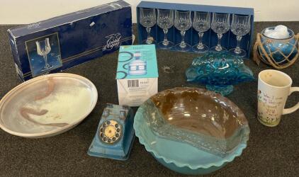 Cristal d'Arques Longchamp 6-Piece Wine Glass Set, 5.7 oz Capacity, Original Packaging