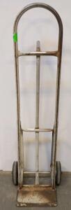 Vintage Steel Hand Truck with Metal Wheels, 700&ndash;800 lb Capacity, 58" H x 20" W