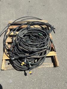 Hydraulic Hose Assemblies with Mixed Metal Fittings, Approx. 75-150 ft Total Length
