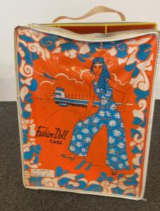 Vintage 1980s Tara Toy Corp. Fashion Doll Case with Doll and Outfits