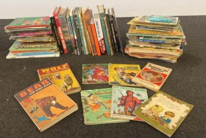 Vintage Lot of ~45 Children&rsquo;s & Scout Books: Golden, Tell-a-Tale, Disney, Boy Scouts, 1950s&ndash;80s