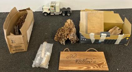 Nylint Associates Promo Diecast Semi Truck 1:16, 1980s, No Box, Vintage Collector, Box Of Drift Wood For Projects and More