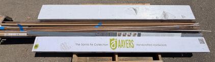 Aayers Santa Fe Engineered Hickory Flooring 3/8"x6"x75" + Project Source Quarter Round Moldings