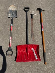 Craftsman Garden Shovel, Fiberglass Handle, Round-Point (Used) & More