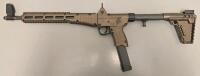 Kel-Tec SUB-2000 9mm FDE Folding Carbine, Glock 17/22 Mag Compatible, 16.25" Barrel, SN FGKF13 - 10