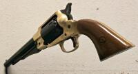 Remington 1858 New Model Army .44 Cal Black Powder Revolver, Brass Frame, Lawson Arms 1256R Italy - 3