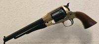 Remington 1858 New Model Army .44 Cal Black Powder Revolver, Brass Frame, Lawson Arms 1256R Italy - 4