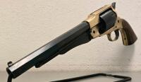 Remington 1858 New Model Army .44 Cal Black Powder Revolver, Brass Frame, Lawson Arms 1256R Italy - 5