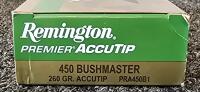 Remington Premier AccuTip .450 Bushmaster 260gr Rifle Ammo, 20 Rounds, Green Tip, Factory Box - 5