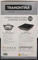 Tramontina 3-Piece Induction Cooking System With 4 Qt Tri-Ply Clad Stainless Steel Pan - 4