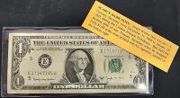 Historic U.S. $1 Silver Certificates Lot & Scarce Joseph W. Barr Note + July 13, 2024 Coin - 6