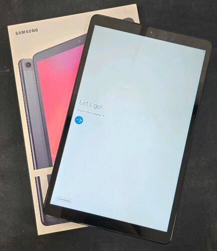 Samsung Galaxy Tab A 10.1-Inch Tablet, 128GB Storage, Android, Black, Factory Reset