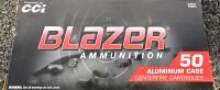 Blazer 10mm Auto 200gr FMJ Aluminum Case, 50 Rounds, New Factory Box, Made in USA - 6