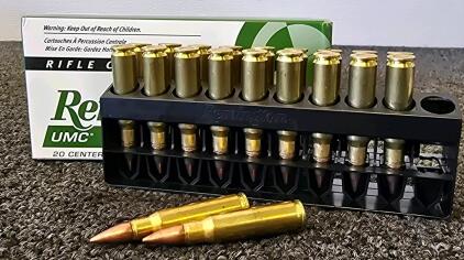 Remington UMC 6.8mm SPC 115gr Full Metal Jacket Brass Rifle Ammo, 20 Rounds, Made in USA