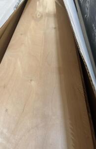 (4 Boxes) Prefinished Maple Engineered Wood Flooring, 7-1/2" x 3/8" RL Planks, 31.09 sq ft/box, Cambodia
