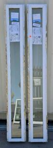 (2) Cascade Windows Model 9011 Picture Units, 6-9/16"x69-9/16", Vinyl, Argon Double Pane, NFRC Certified